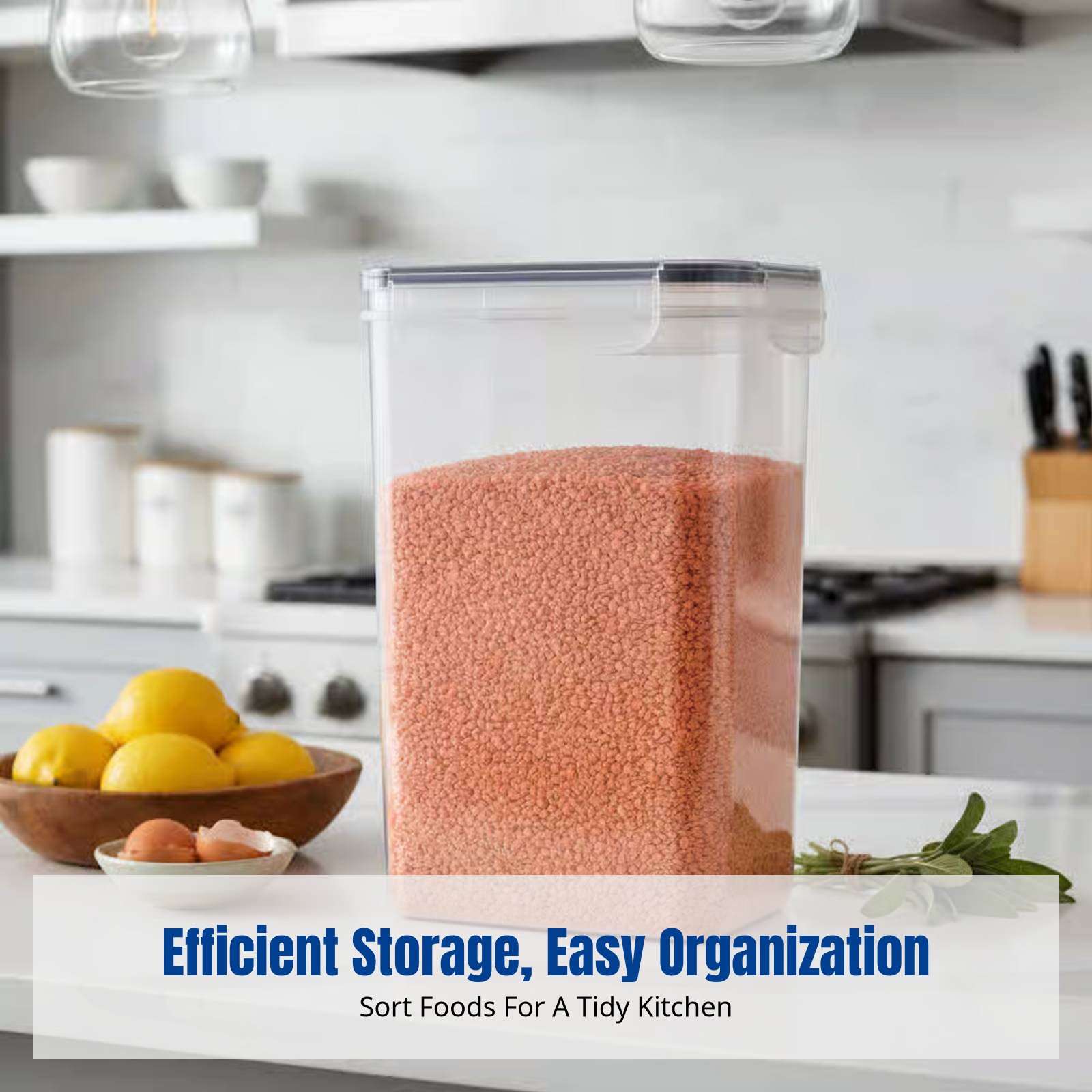 Food Storage Plastic Container - Set Wadah Penyimpanan Makanan Kedap Udara,