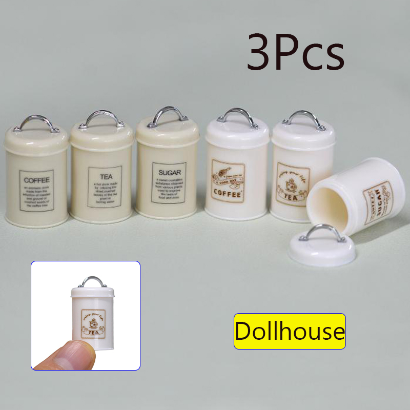 Food Storage And - 3 Buah Miniatur Rumah Boneka Mini