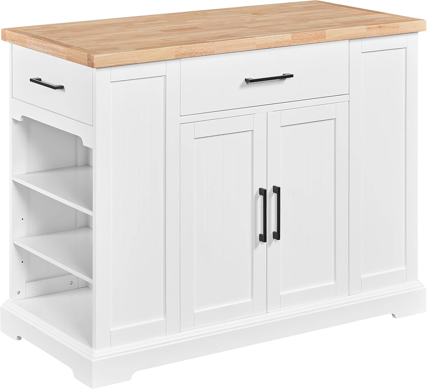 Food Storage On Wheels - Troli Dapur Beroda Warna Putih dengan