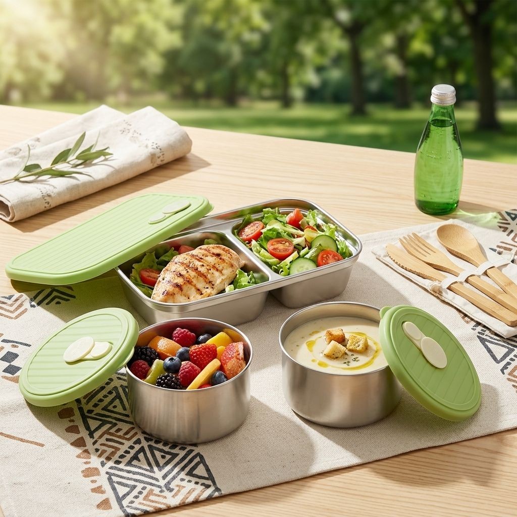 Food Storage 30 Years - Kotak Bento Baja Tahan Karat 304