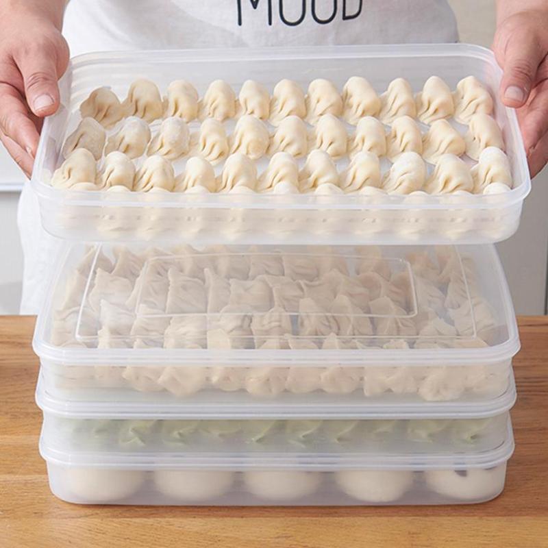 Food Storage Quart - Kotak Penyimpanan Dapur Transparan, Organizer Kulkas,