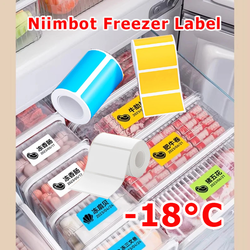 Food Storage Labels - Kertas Label Freezer NIIMBOT B1/B21/B31/B203/B3S Tahan