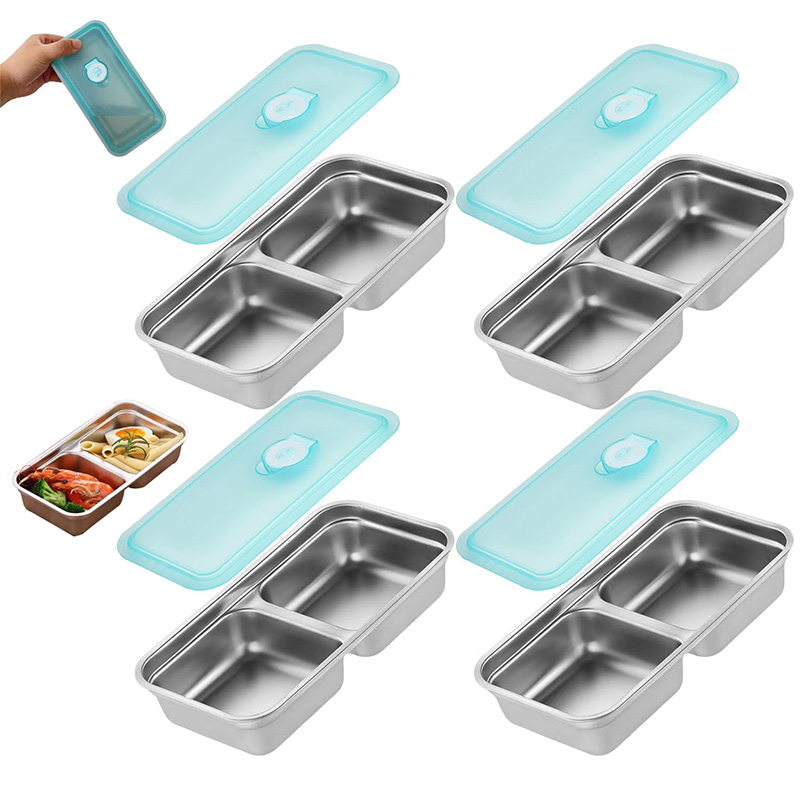 Food Storage Box Stainless Steel - Kotak Penjaga Kesegaran Baja Tahan Karat