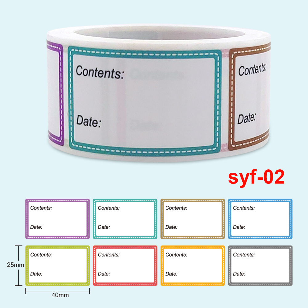Food Storage Labels - Penyimpanan katalog tanggal aman, stiker Label