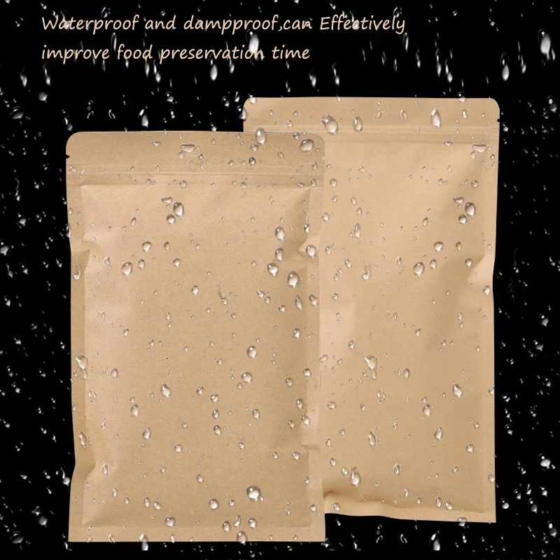 Food Storage And - 100 Buah Kantong Kunci Ritsleting Kertas