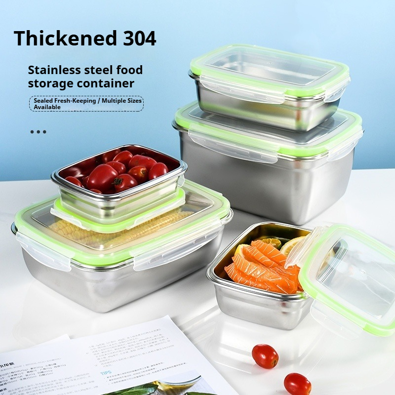 Food Storage Box Stainless Steel - Set Kotak Makan Siang Stainless Steel