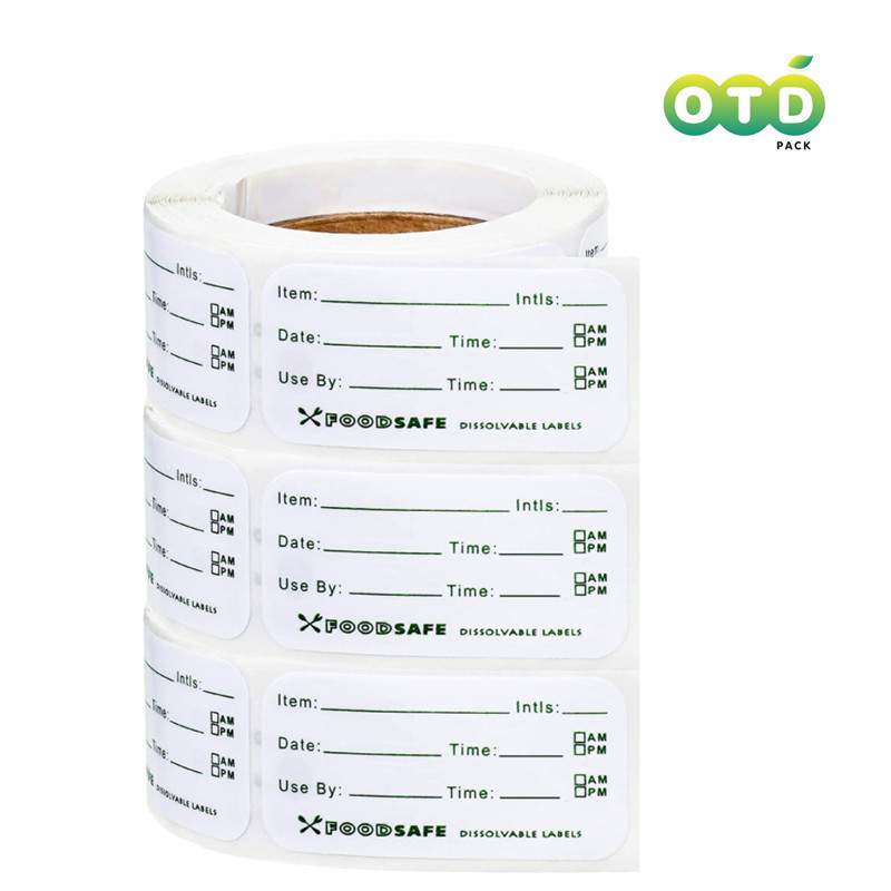 Food Storage Labels - 300/Buah Label Penyimpanan Makanan Perekat Label