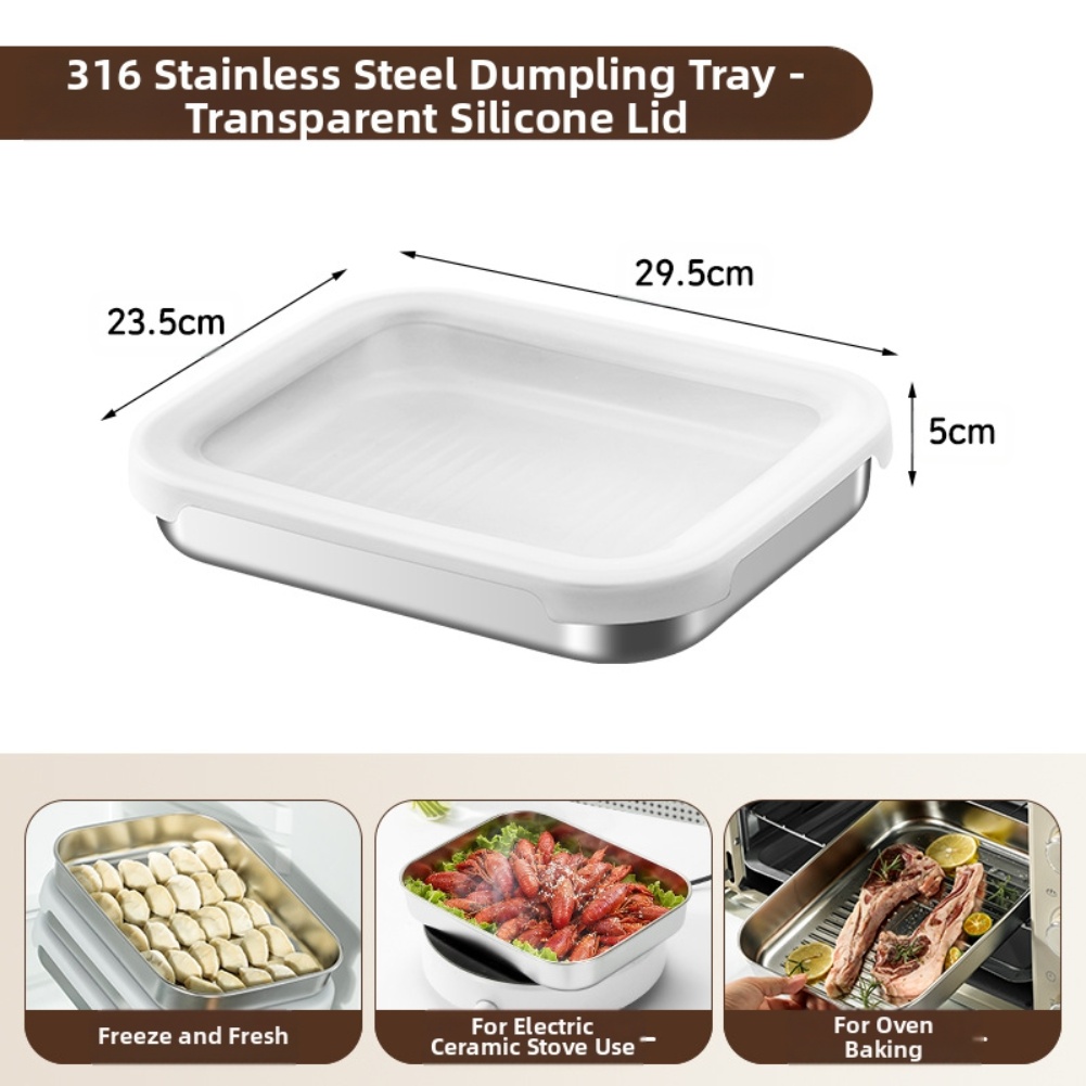Food Storage Box Stainless Steel - Wadah Penyimpanan Makanan Stainless Steel Dengan
