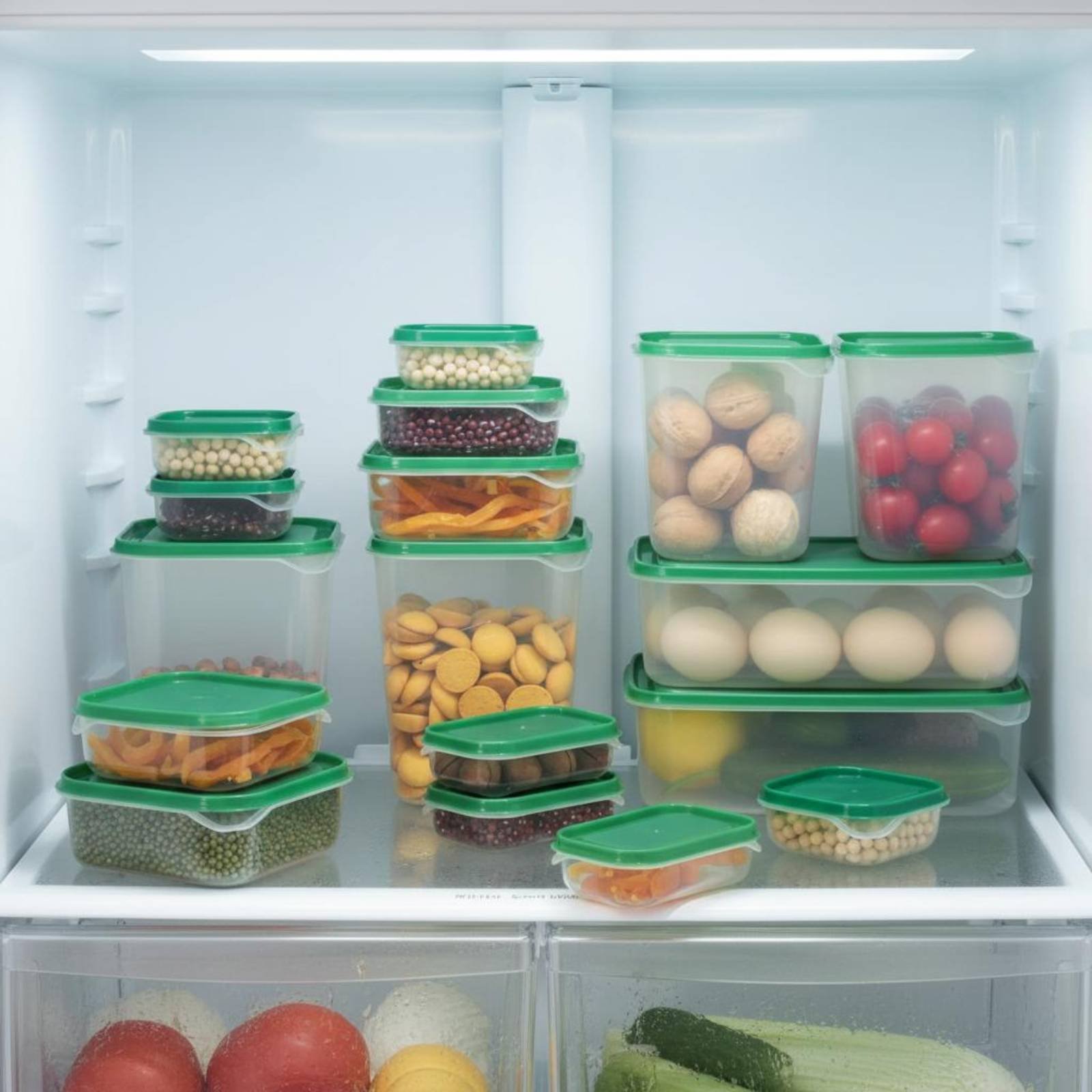 17 Buah Set Kotak Penyimpanan  - Food Storage Plastic Container ulasan dan harga