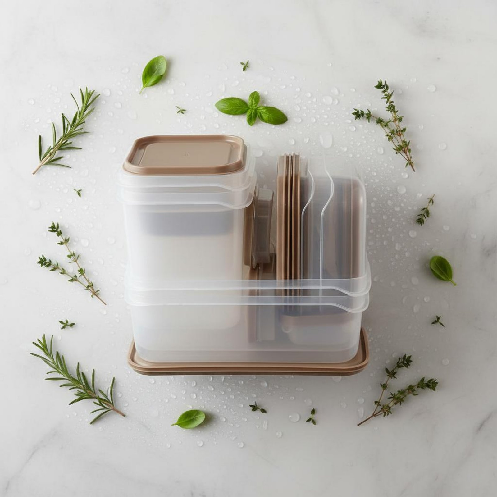 17 Buah Set Kotak Penyimpanan  - Food Storage Plastic Container ulasan dan harga