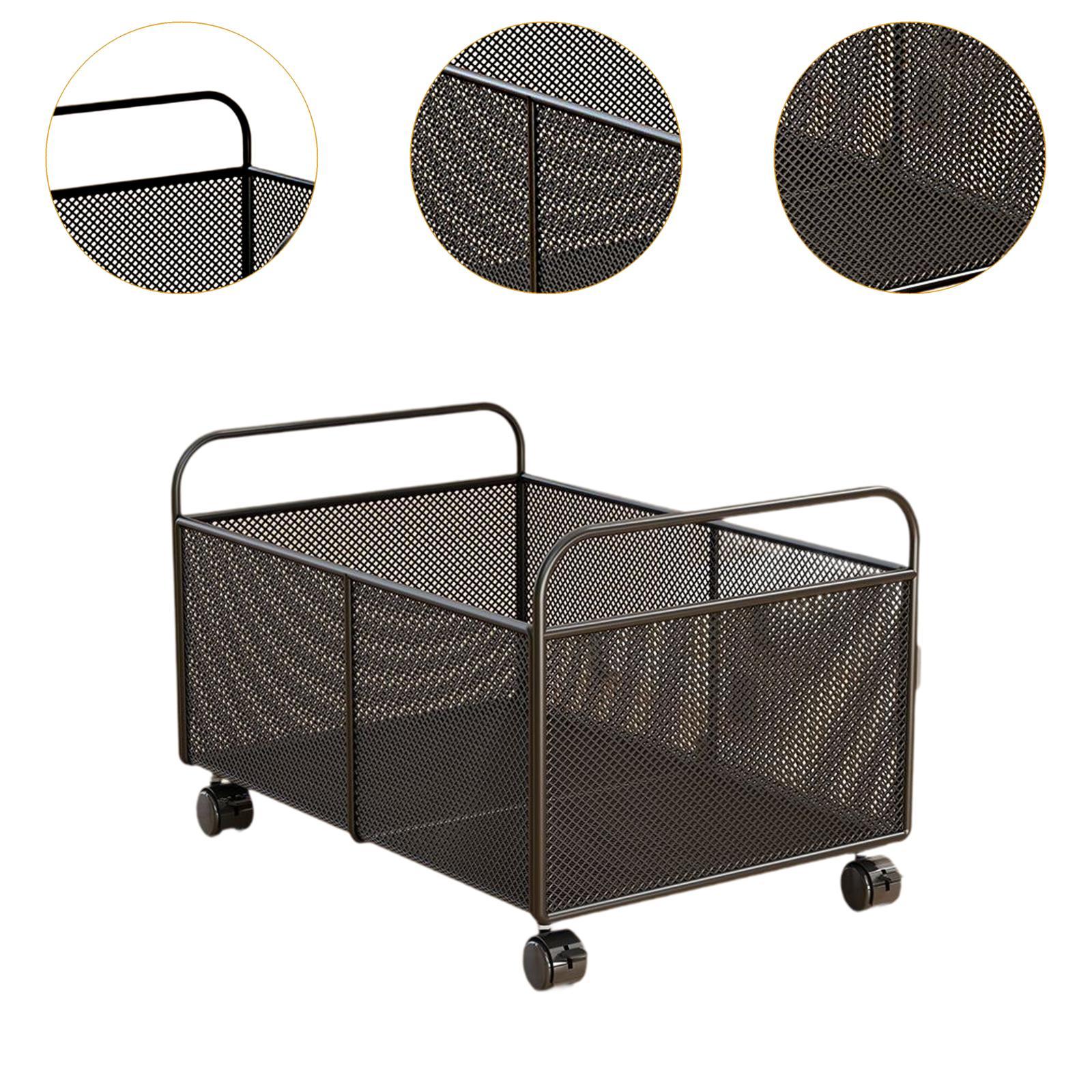 Keranjang Penyimpanan Besi Rus - Food Storage On Wheels ulasan dan harga