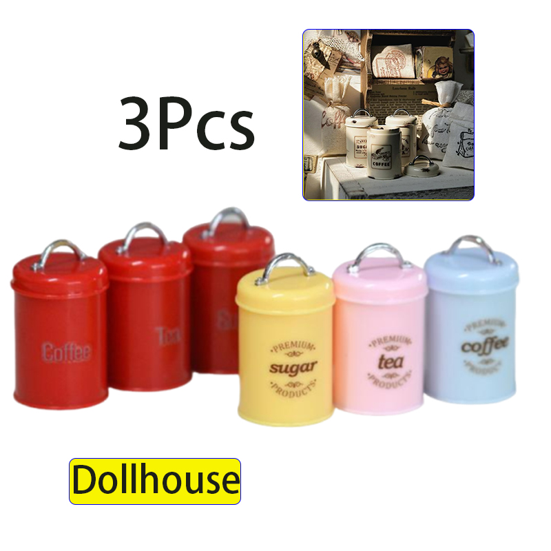 3 Buah Miniatur Rumah Boneka M - Food Storage And ulasan dan harga