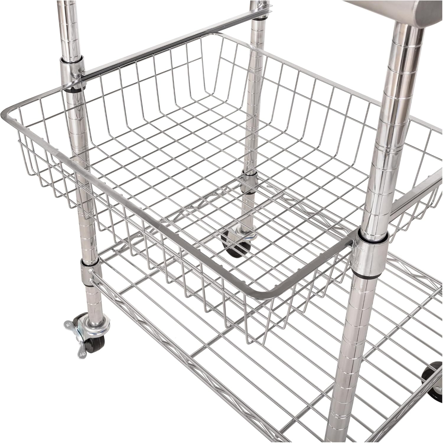 Meja Kerja Makanan Komersial d - Food Storage On Wheels ulasan dan harga