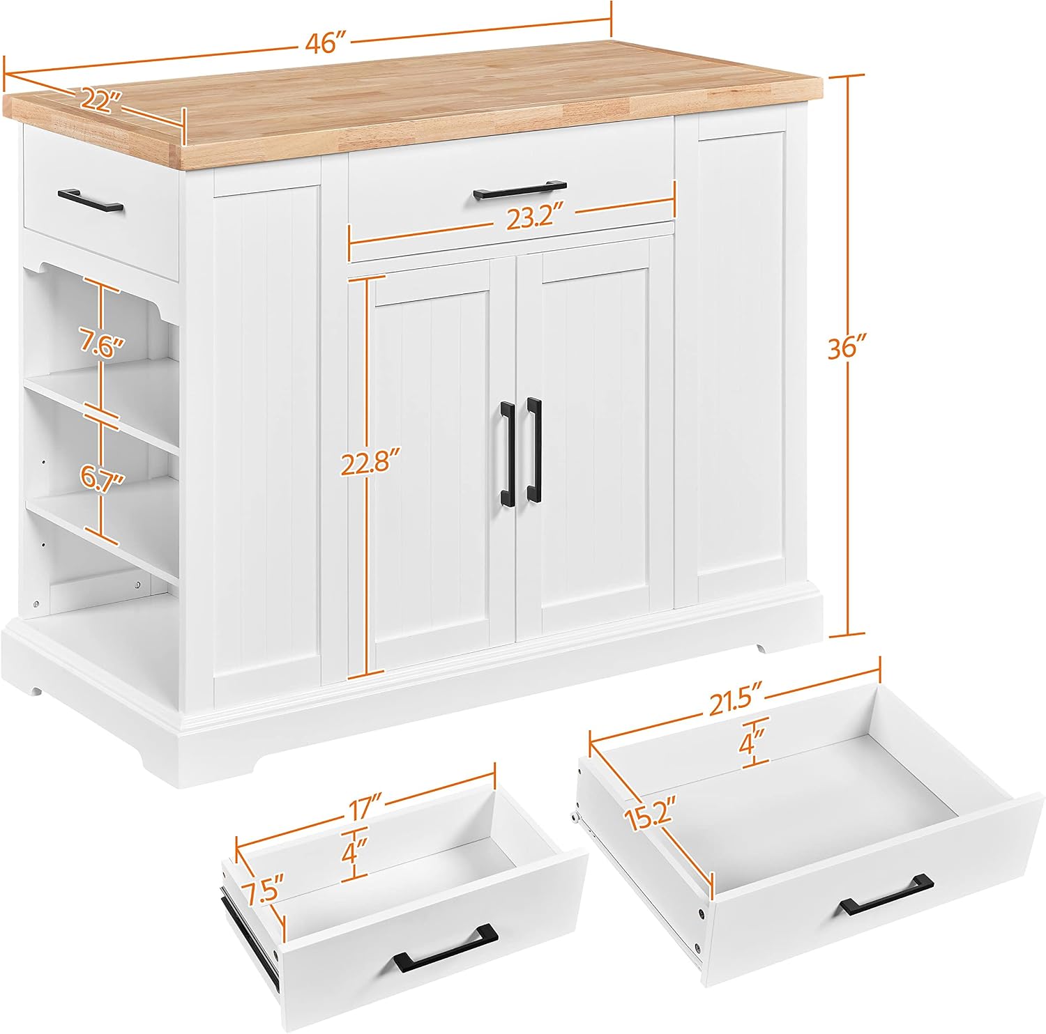 Troli Dapur Beroda Warna Putih - Food Storage On Wheels ulasan dan harga