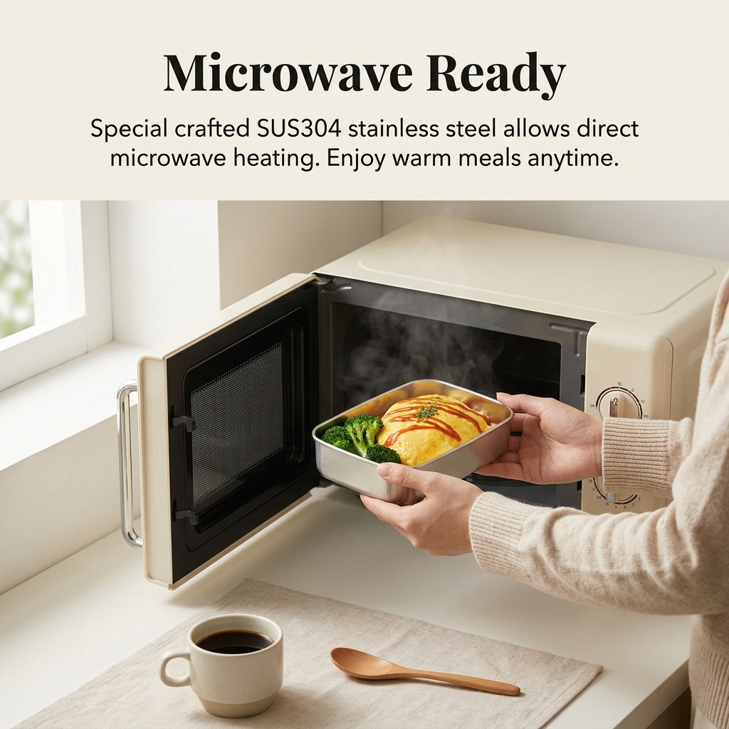 Kotak Bento Stainless Steel, K - Food Storage 30 Years ulasan dan harga
