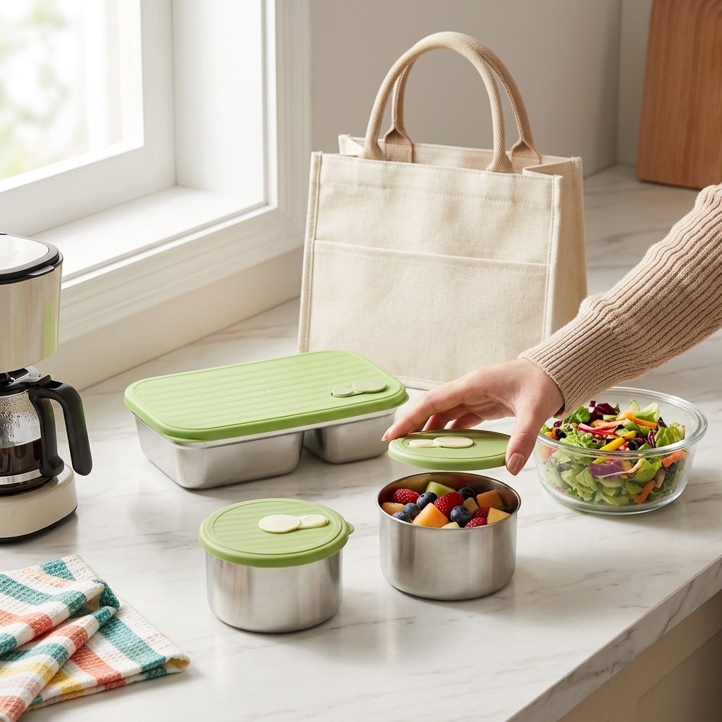 Kotak Bento Baja Tahan Karat 3 - Food Storage 30 Years ulasan dan harga