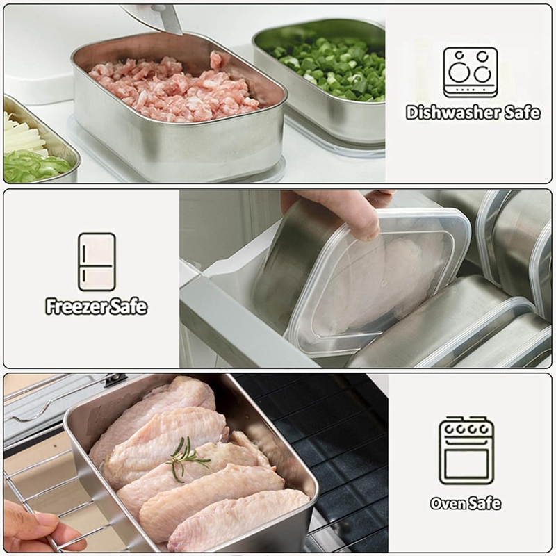 Wadah Stainless Steel untuk Pe - Food Storage And ulasan dan harga