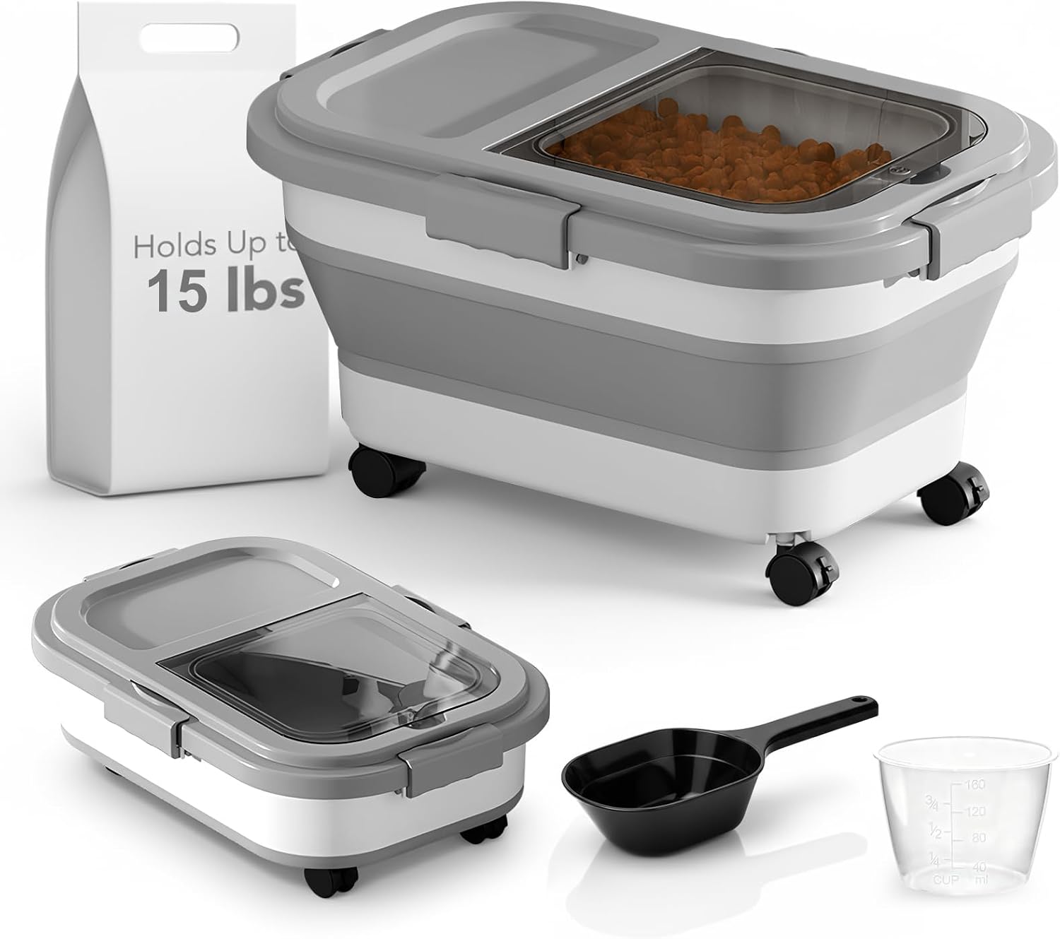 Tempat Penyimpanan Makanan Anj - Food Storage On Wheels ulasan dan harga