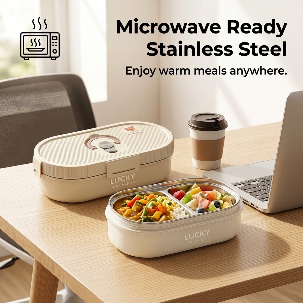 Kotak Makan Stainless Steel Am - Food Storage 30 Years ulasan dan harga