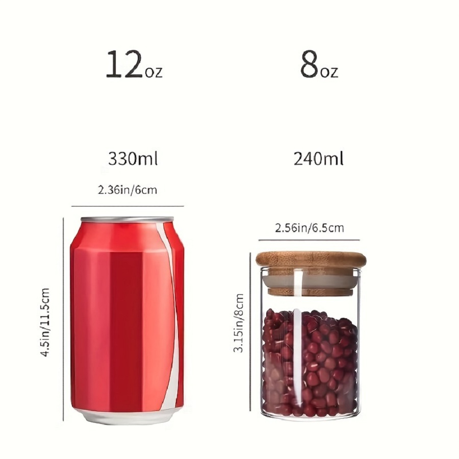Toples penyimpanan kaca kedap  - Food Storage Glass Container Set ulasan dan harga