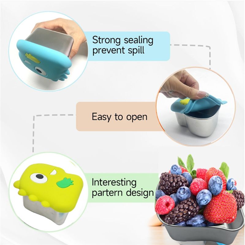 Kotak Makanan Ringan Dinosauru - Food Storage Box Stainless Steel ulasan dan harga