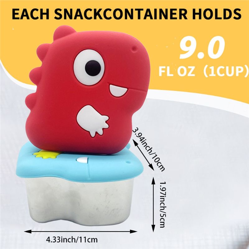 Kotak Makanan Ringan Dinosauru - Food Storage Box Stainless Steel ulasan dan harga