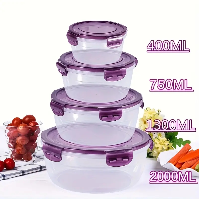 4 Wadah Penyimpanan Makanan Pl - Food Storage Plastic Boxes ulasan dan harga