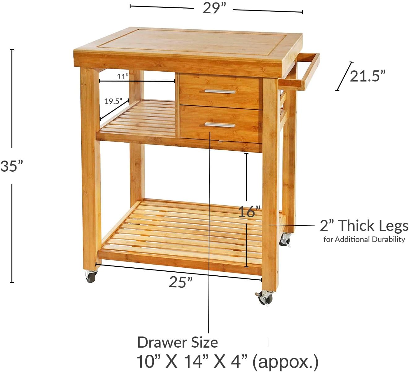 Troli Dapur Beroda, Troli Pers - Food Storage On Wheels ulasan dan harga