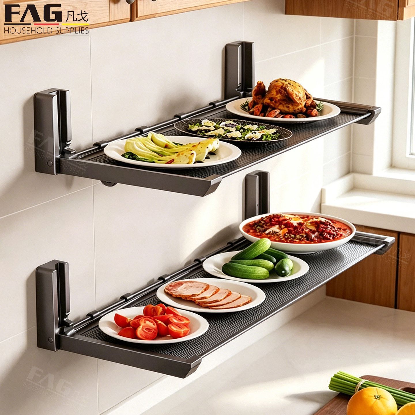 Rak Dapur Lipat Tempel Dinding - Best Food Storage ulasan dan harga