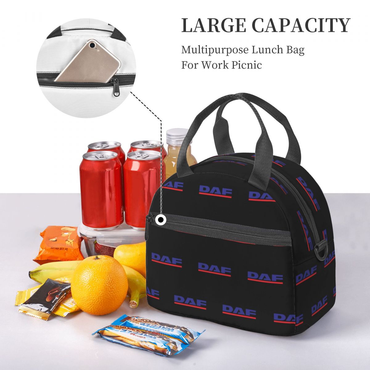 DAF Red Design Tas Makan Siang - Best Food Storage ulasan dan harga