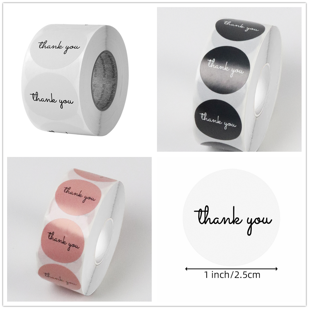 500 Stiker Terima Kasih Gulung - Food Storage Labels ulasan dan harga