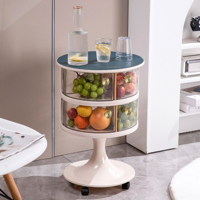 Meja Kopi Nordik Meja Samping  - Food Storage On Wheels ulasan dan harga