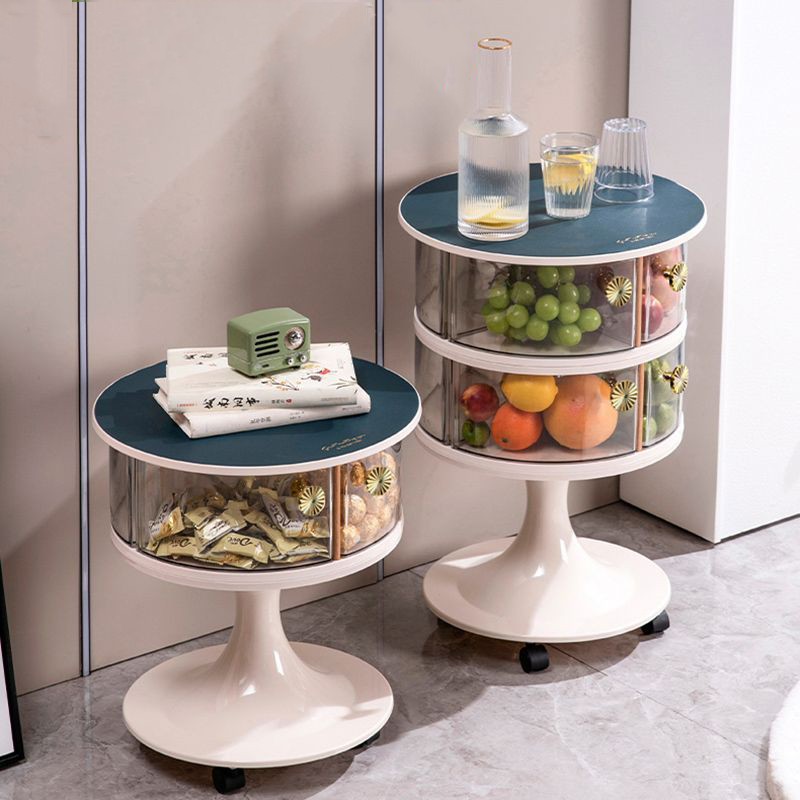 Meja Kopi Nordik Meja Samping  - Food Storage On Wheels ulasan dan harga