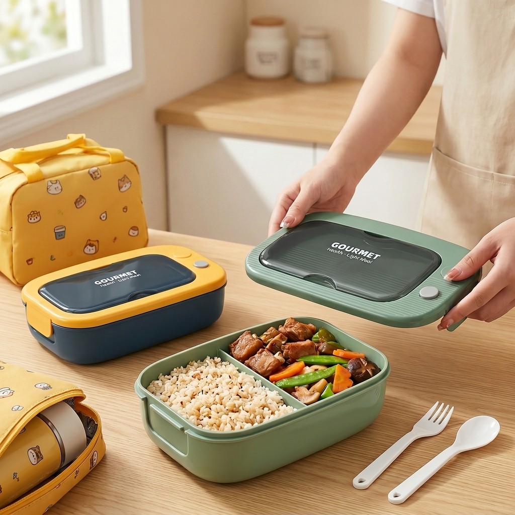 Kotak Bento Plastik untuk Micr - Food Storage 30 Years ulasan dan harga