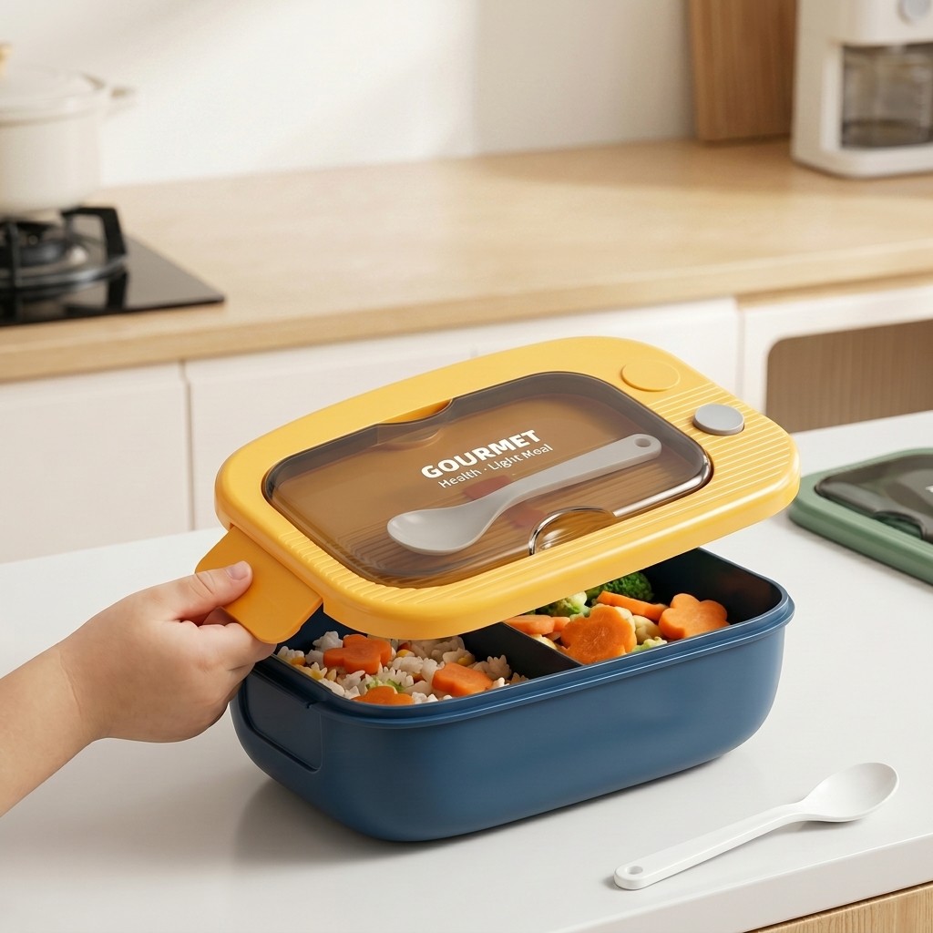 Kotak Bento Plastik untuk Micr - Food Storage 30 Years ulasan dan harga