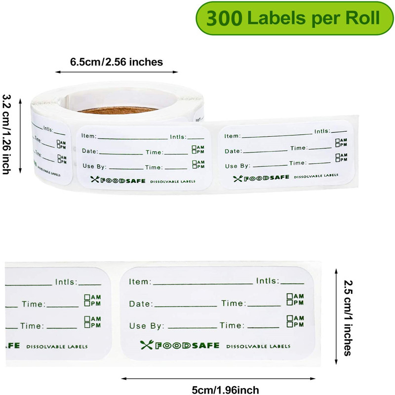 300/Buah Label Penyimpanan Mak - Food Storage Labels ulasan dan harga