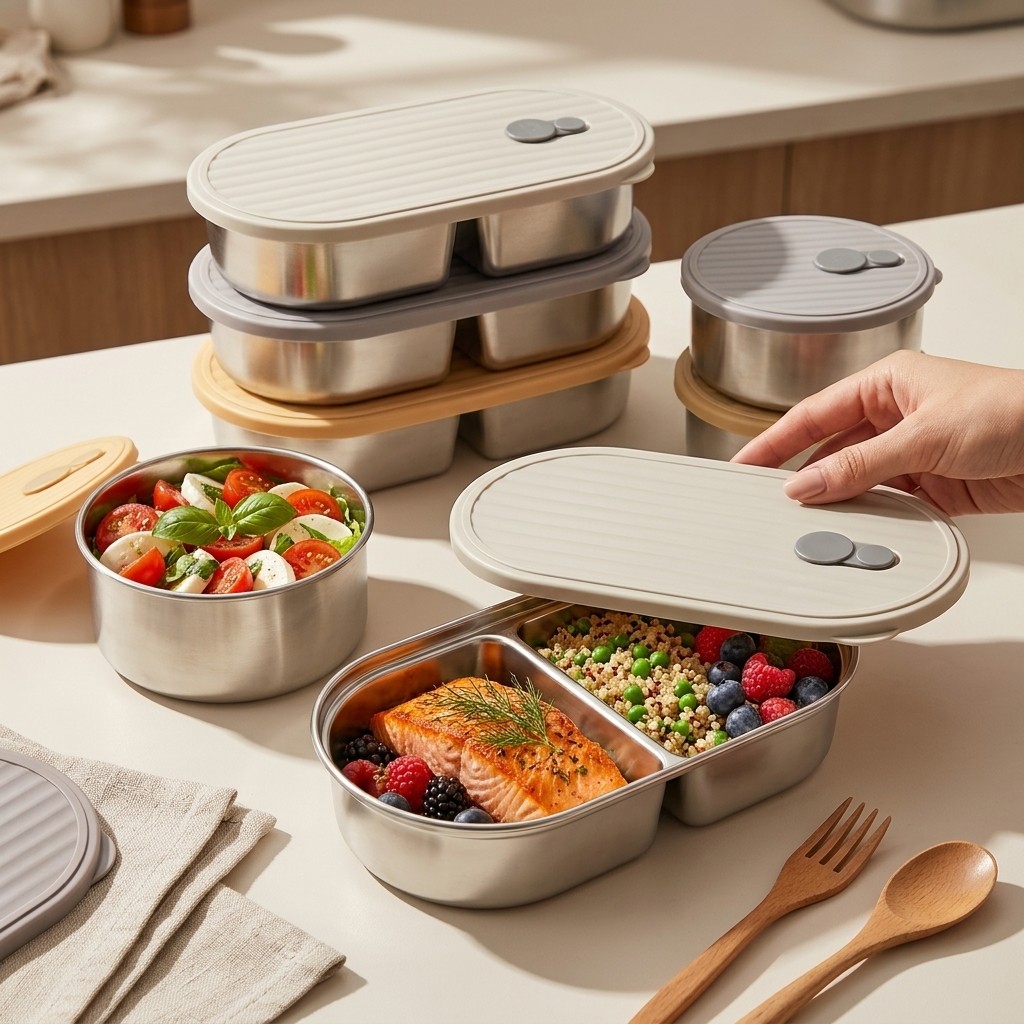Kotak Makan Siang Baja Tahan K - Food Storage 30 Years ulasan dan harga