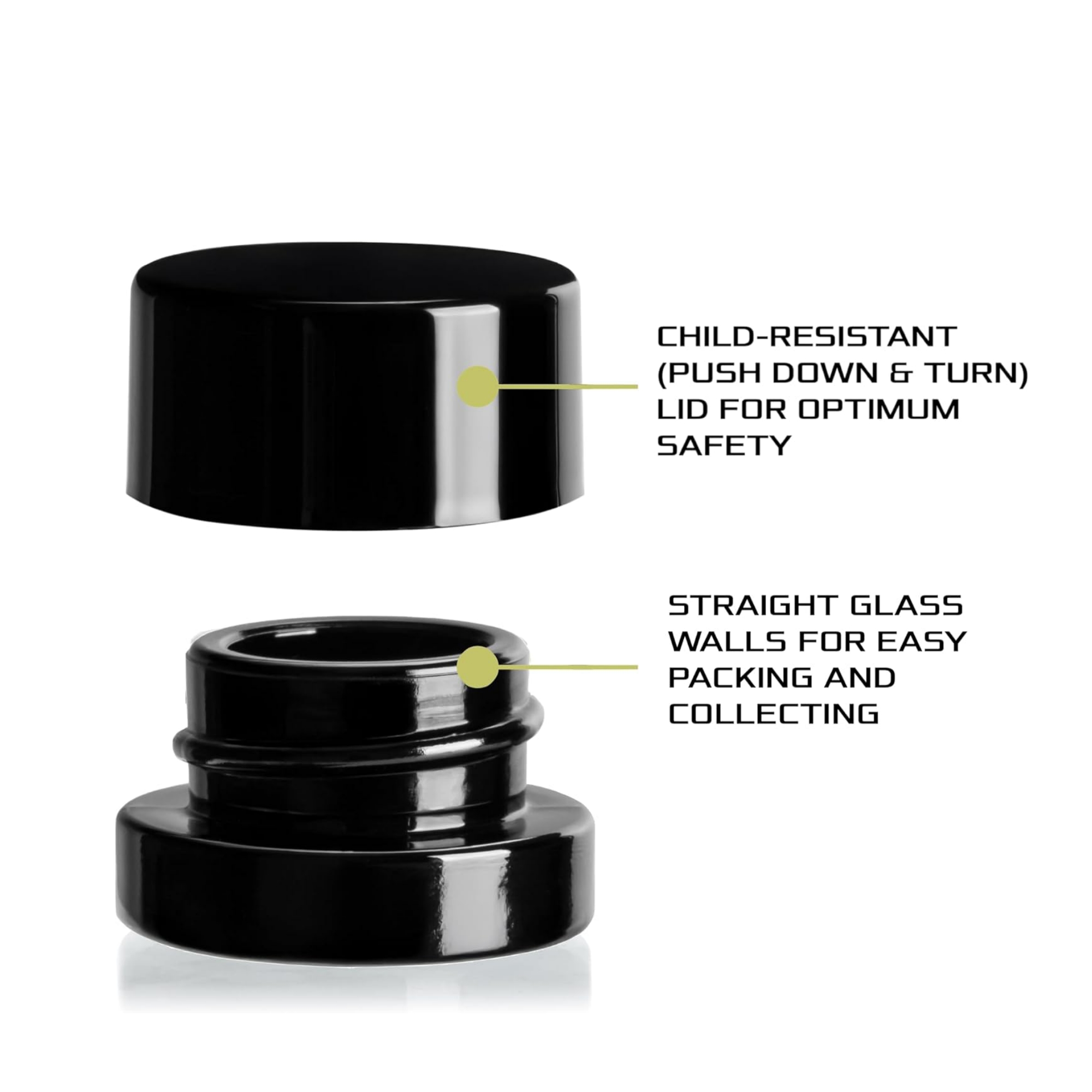 Botol Kaca Hitam Tebal 5ml den - Food Storage Glass Container Set ulasan dan harga