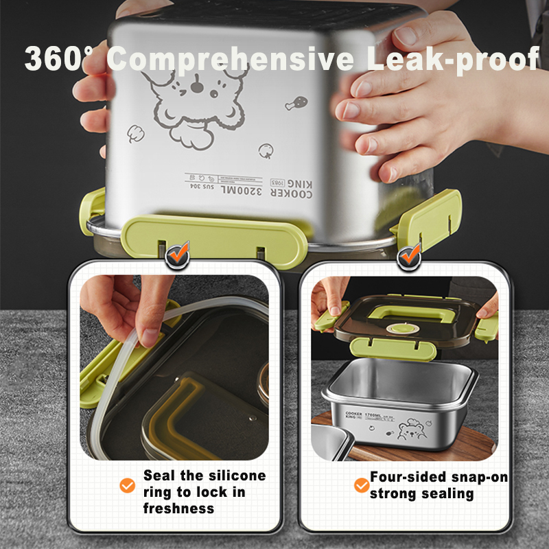 COOKER KING 420Ml-6200Ml Wadah - Food Storage Box Stainless Steel ulasan dan harga