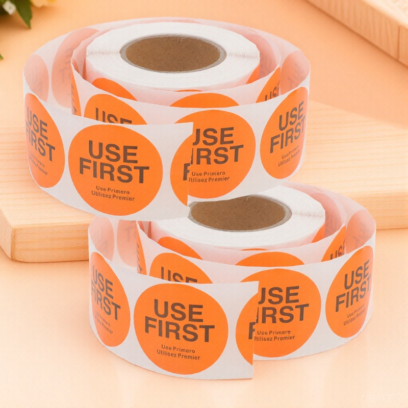 2 Gulungan Label Kontrol Inven - Food Storage Labels ulasan dan harga