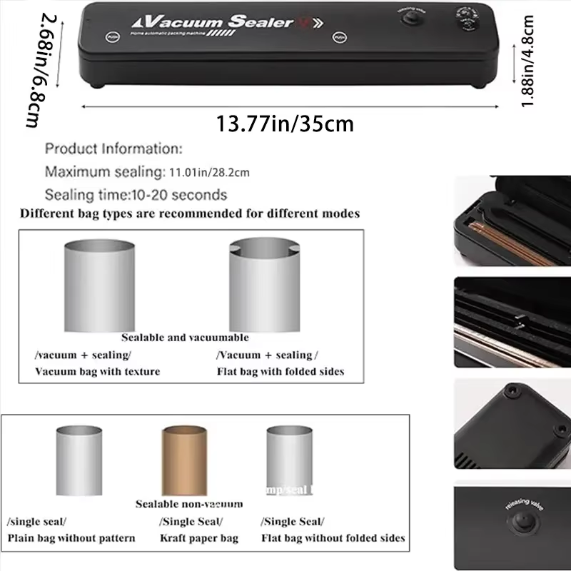 Mesin Vacuum Sealer Berkualita - Food Storage Vacuum ulasan dan harga