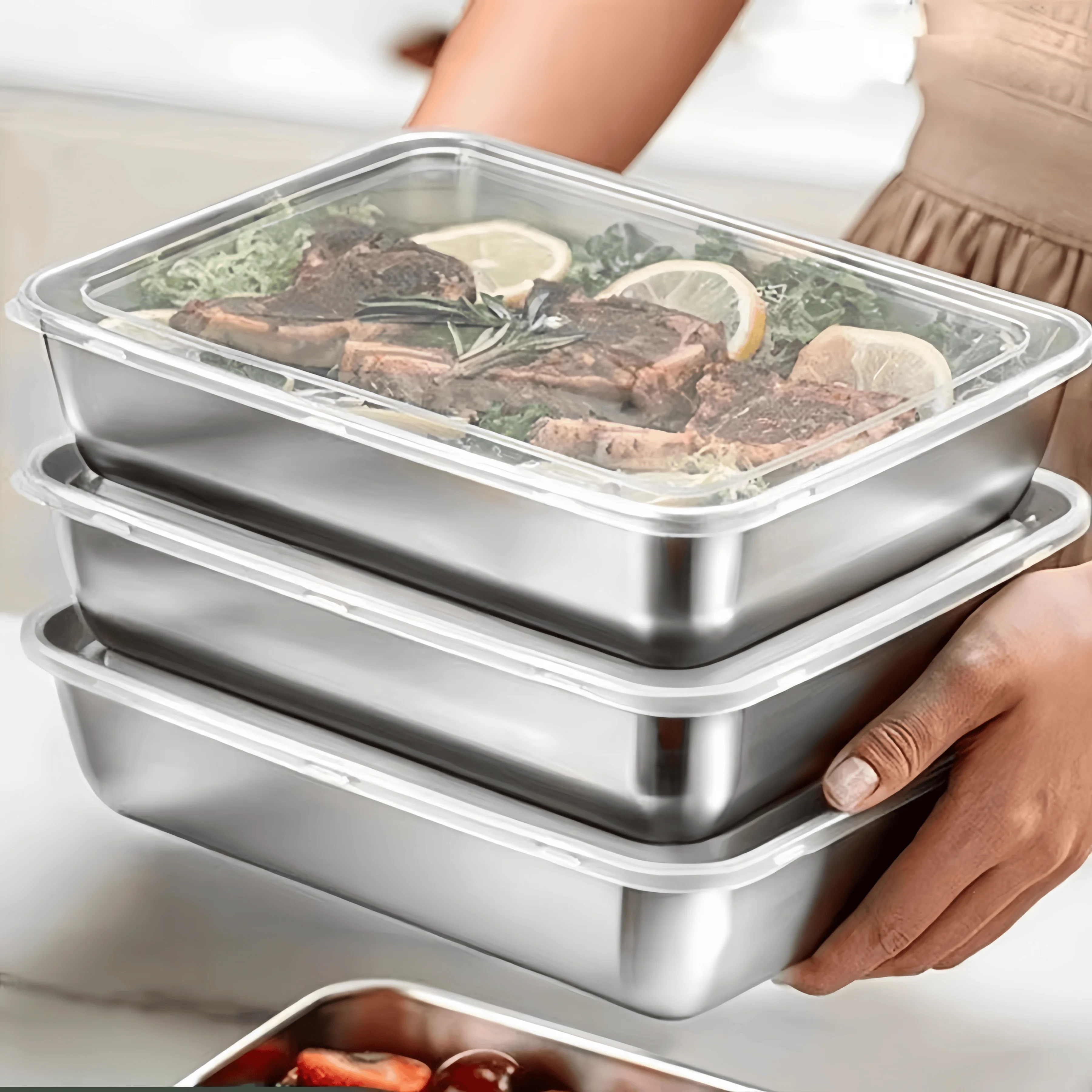 Kotak Makan Stainless Steel Ke - Food Storage Box Stainless Steel ulasan dan harga
