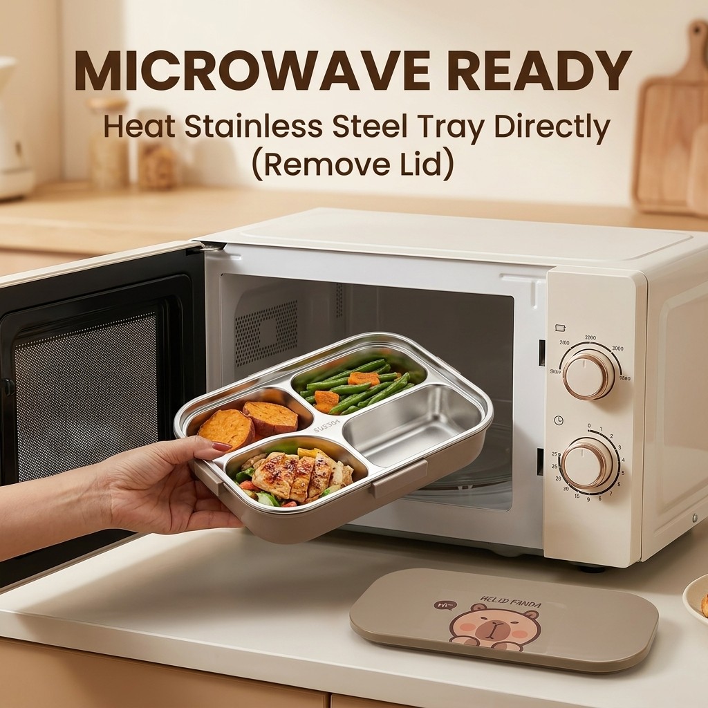 Kotak Makan Bento Stainless St - Food Storage 30 Years ulasan dan harga